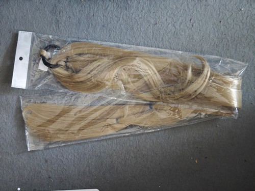 Haarteil flechtzopf goldblond - haarteil,