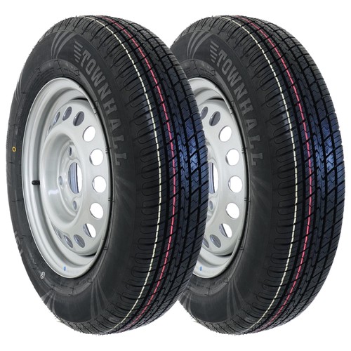 Komplettrad anhänger - 2x,