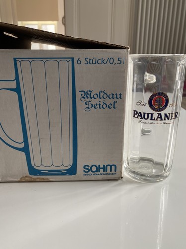 Paulaner bier glas seidel - paulaner,
