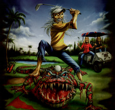 IRON MAIDEN - The Evil in Florida + rare Picture LP / Fan-Club-Edition-Argent.