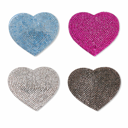 Herz glitzer patches zum - glitzer,