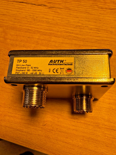 Low pass filter auth - pass,