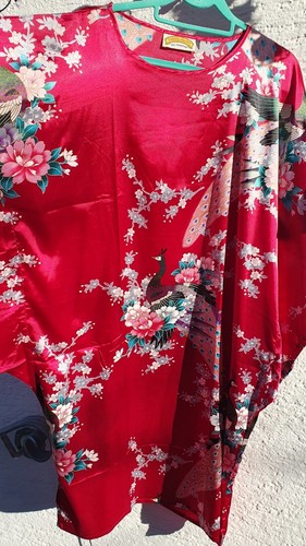 Seidenkimono kleid stretch aus - seidenkimono/kleid,