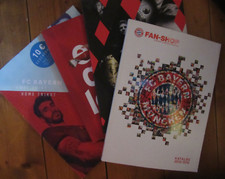 FC Bayern München Fan- Kataloge 2015/16 bis 2018/19,  4 Hefte für Sammler