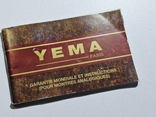 Bedienungsanleitung Yema Uhr