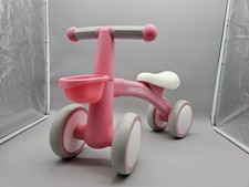 Laufrad für Kleinkinder | 12–24M | Mit Korb | Rosa
