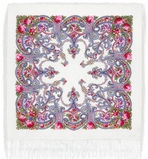 Pavlovo Posad Wolltuch 89x89