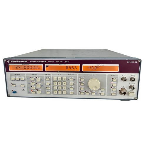 Rohde schwarz signal generator - rohde&schwarz,