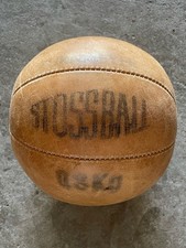Medizinball 0,8 kg, Leder, gebraucht