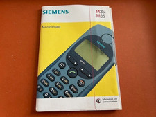 Bedienungsanleitung + Kurzanleitung Siemens M 35 M 35i