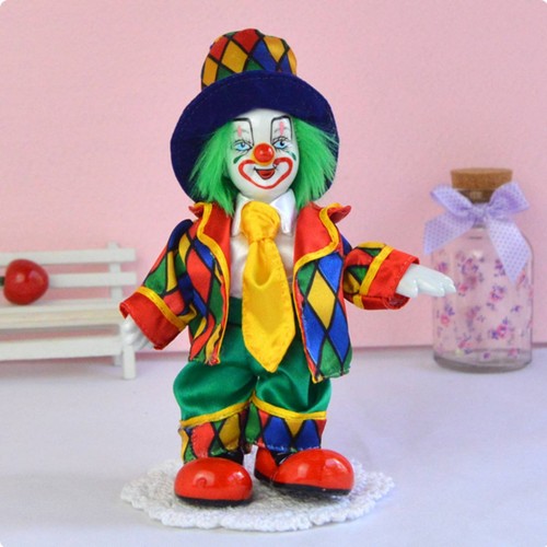 Porzellan clownpuppe - porzellan,