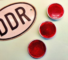 DDR Katzenauge Rückstrahler - MZ RT SIMSON AWO IFA - G02121 - G02130 - Glas Rot