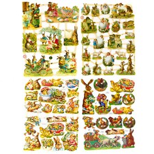 Glanzbilder Osterhasen Motiv