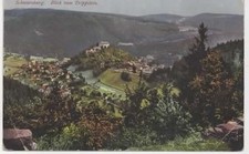 AK  Schwarzburg  Blick vom Trippstein