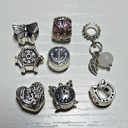 Charms silberfarben anhänger - charms,
