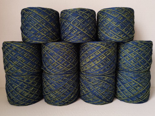 1450 blau grün garnpaket - 1450,