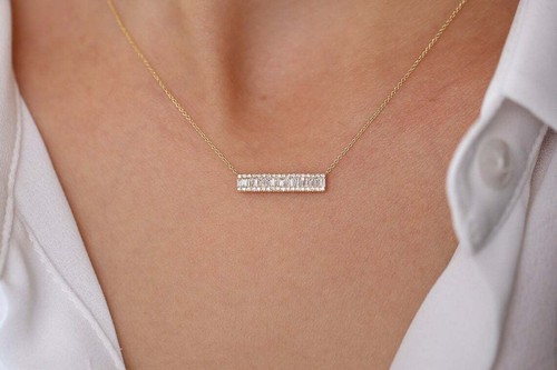 Diamant hals kette collier - diamant,
