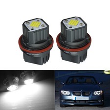2X 80W LED Angel Eyes Für BMW E39 E60 E61 E63 E64 E65 E87 Xenon Weiss Standlicht