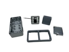 Legrand Steckdose wasserdicht für Installation im Aussenbereich grau 69796