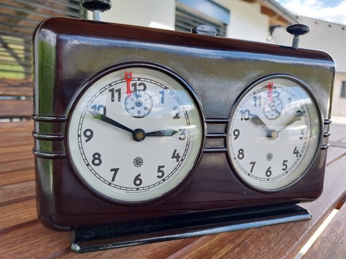Bakelite schachuhr - bakelite,