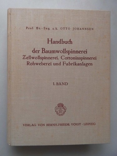 Handbuch der baumwollspinnerei - handbuch,