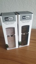 AdHoc Pfeffer-und Salzmühle TEXTURA ANTIQUE, weiss und braun MP25 MP27