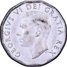 Kanada, George VI, 5 Cents