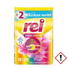 Rei Pulver Feinwaschmittelpulver mit aktivem Farbschutz 20WL