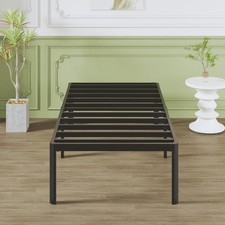 Metallbett 75x190 cm schwarz