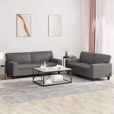 2-tlg./3-tlg. Sofagarnitur Kunstleder Sofa Couch Wohnzimmer Loungesofa Relaxsofa