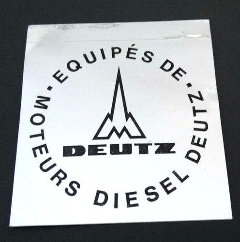 Werbe aufkleber deutz diesel - werbe-aufkleber,