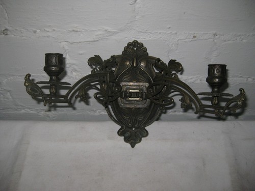 Wandkerzenhalter antik massiv