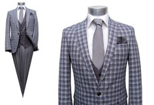 Herren Anzug Glencheck mit