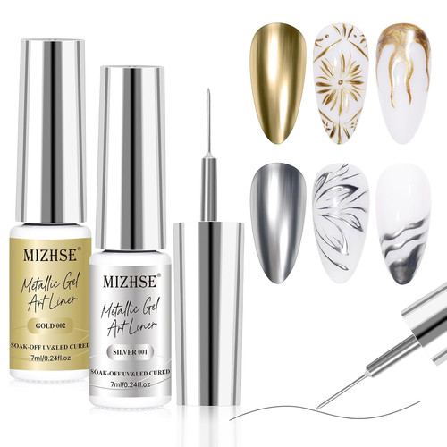 Nagellack gel gold - uv,