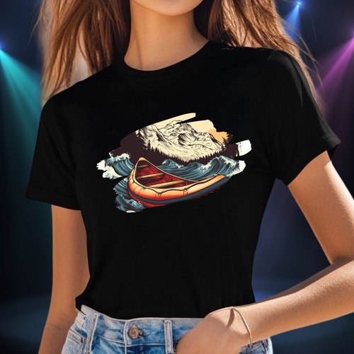 Frauen shirt rafting boot - t-shirt,