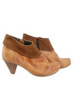 ACES OF LONDON Damen Stiefelette Braun Gr. 38 Leder Wildleder Vintage Urban