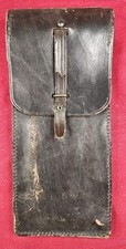 gebrauchte Magazintasche, MG, Leder, Militaria, stabile Kernledertasche