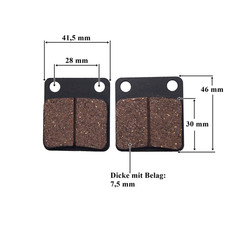 Bremsbeläge Satz (2 St.)