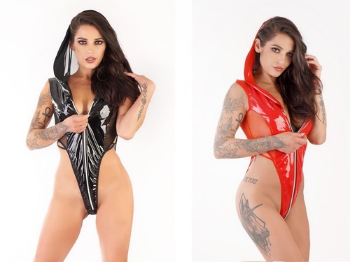 Meseduce wetlook netz body - wetlook,