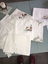 6 bestickte Decken aus OMAS Wäscheschrank