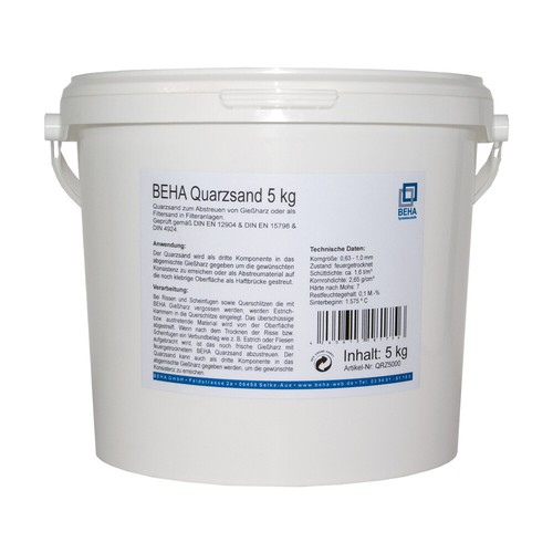 Quarzsand zum abstreuen von - zum,