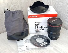 Canon ZOOM Lens EF 17-40 mm F/4.0 L USM Objektiv, L-Reihe, Schwarz TOPZUSTAND
