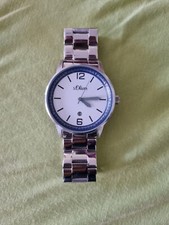 Stilvolle s.Oliver Herrenarmbanduhr 