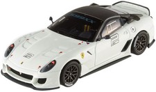 Hot Wheels Elite Ferrari 599XX Weiß-grau T6265 1/43