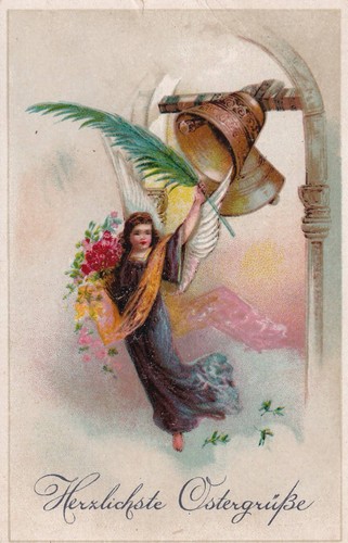 Künstler ostern engel - kÜnstler-ak,