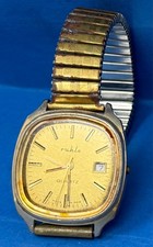 Ruhla Quarz Herrenuhr DDR DEFEKT unvollständig für BASTLER ! /P1.11/5