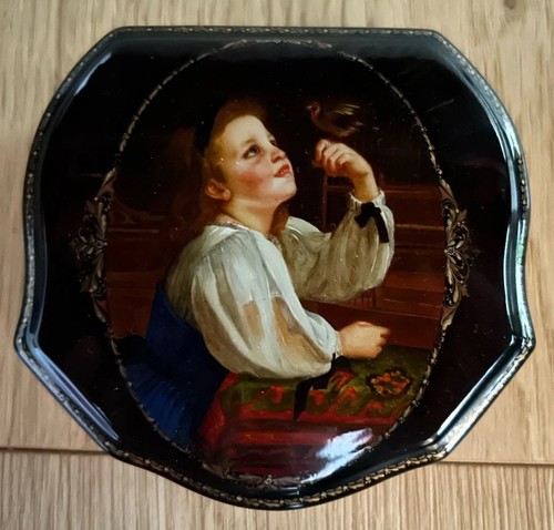 Russische lackdose fedoskino - russische,