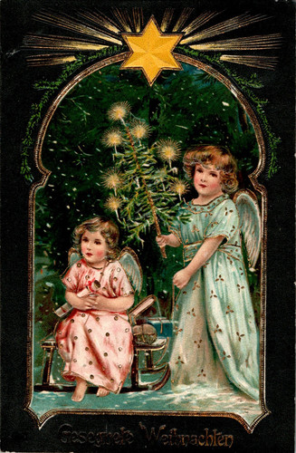 Weihnachten fröhliche - ak,