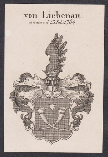 Liebenau wappen coat arms - coat, of