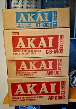 AKAI Set KONVOLUT AT-K02S CS-M02 AM-U02 AP-D30C  OVP Rarität Sammler Bastler